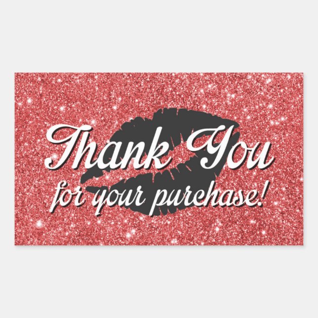 Thank you for your purchase sticker (Front)