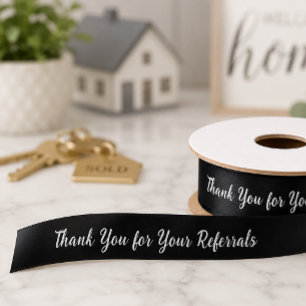 Thank You for Your Referrals Satin Ribbon