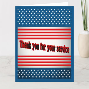Thank you for your Service 