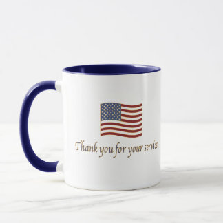 THANK YOU FOR YOUR SERVICE COFFEE MUG