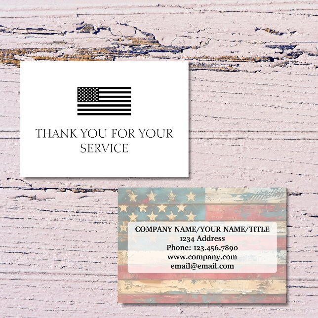 Thank You For Your Service Distress American Flag (Creator Uploaded)