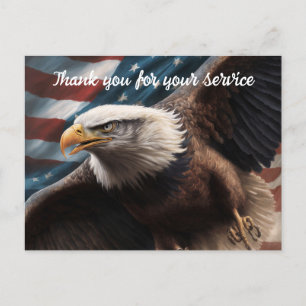 Thank you for your service  postcard