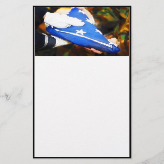 Thank You for Your Service Stationery (Front)