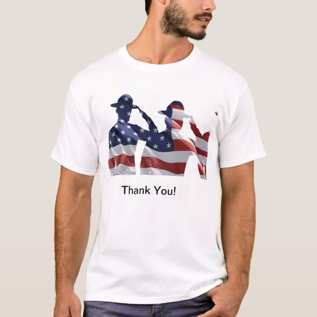 Thank you for your service! T-Shirt (Front)