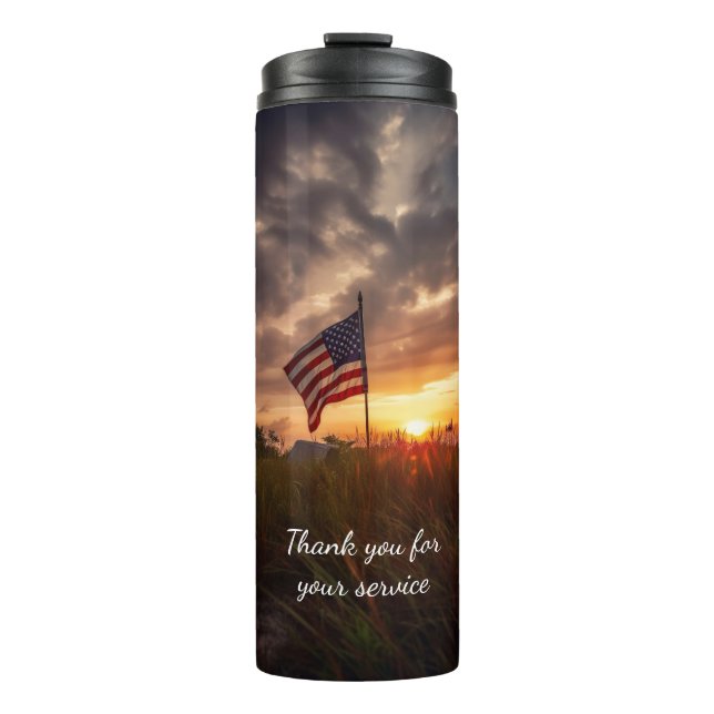 Thank you for your service thermal tumbler (Front)