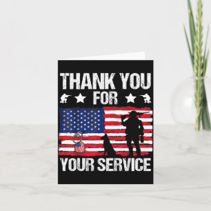 Thank You For Your Service Veterans Belgian Malino Card