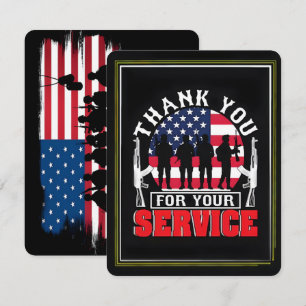 Thank You for Your Service: Veterans Day 2025  Card