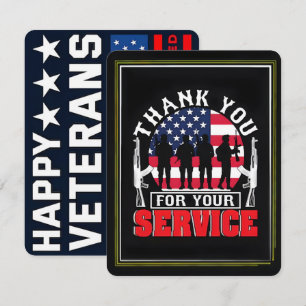 Thank You for Your Service: Veterans Day 2025 Card