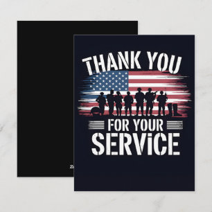 Thank You for Your Service: Veterans Day 2025  Holiday Card