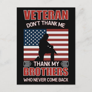 Thank You for Your Service: Veterans Day 2025 Holiday Postcard