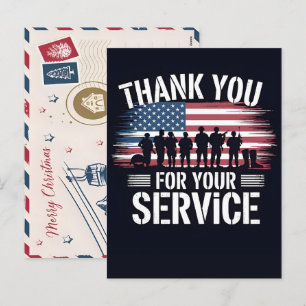 Thank You for Your Service: Veterans Day 2025  Holiday Postcard
