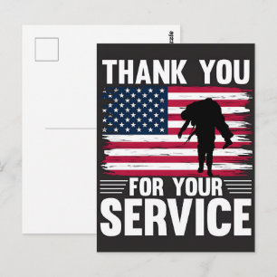 Thank You for Your Service: Veterans Day 2025  Postcard