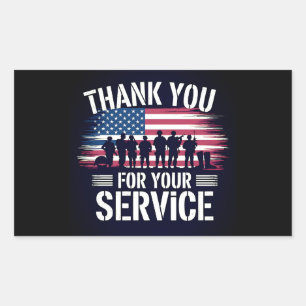 Thank You for Your Service: Veterans Day 2025 Sticker