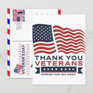 Thank You for Your Service: Veterans Day 2026 Holiday Postcard