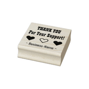"THANK YOU For Your Support!" Gratitude Stamp