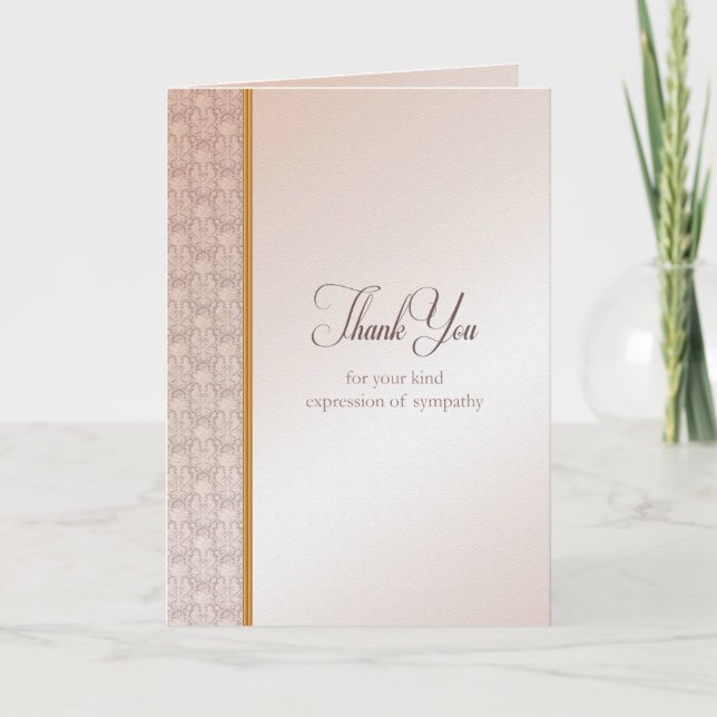 Thank you for your sympathy (Front)