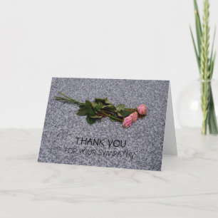 Thank You For Your Sympathy Card