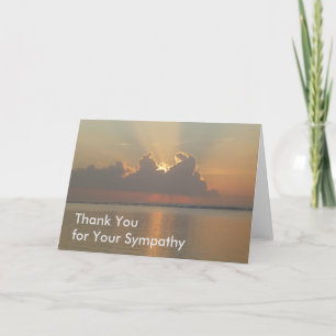 Thank You for Your Sympathy Card