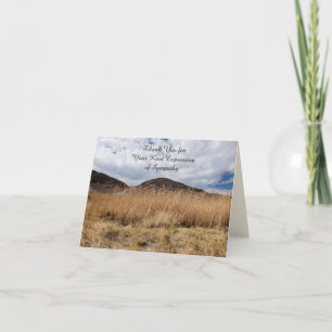 Thank You for Your Sympathy, Gentle Breeze Card