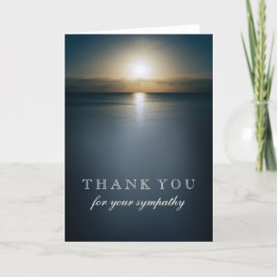 Thank You For Your Sympathy   Sun Over the Ocean