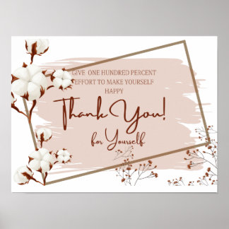 Thank you for Yourself Poster