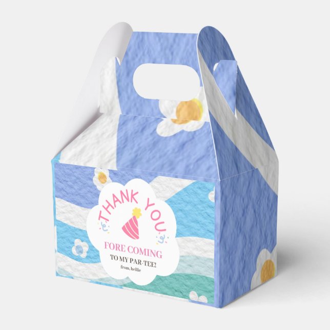 Thank you fore coming to my par-tee kids party  favor box (Front Side)