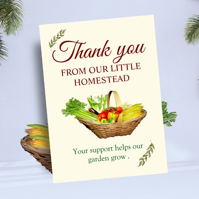 Thank You from Our Little Homestead (Creator Uploaded)
