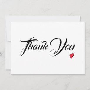 Thank You from the heart Card