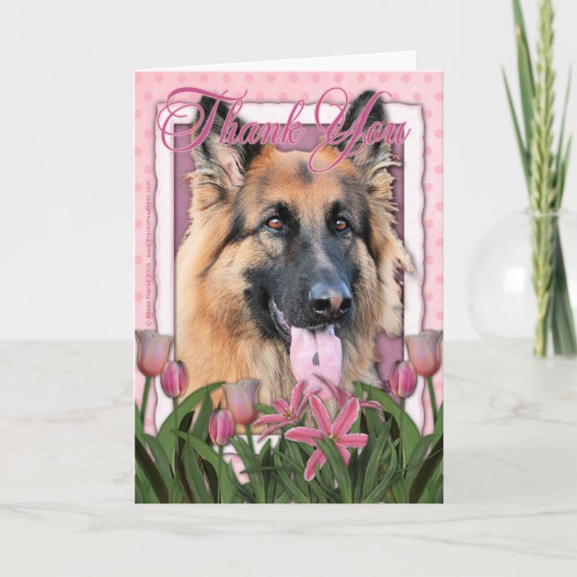 Thank You - German Shepherd - Chance Card (Front)