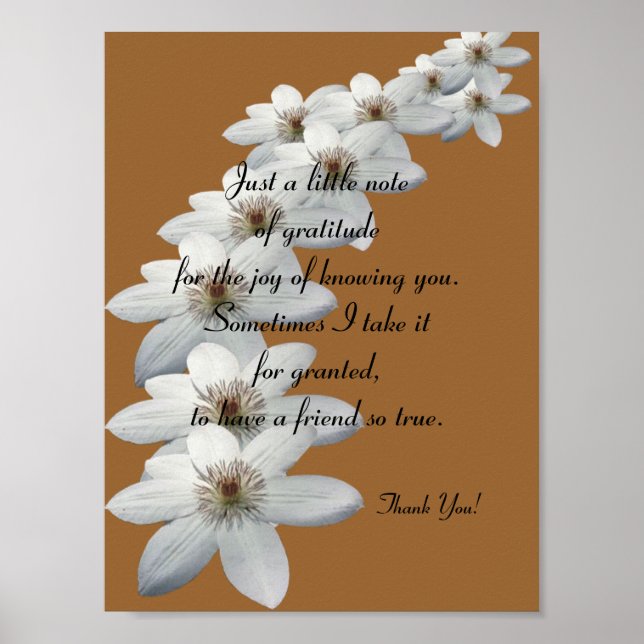 Thank You Gift - Poster Verse (Front)