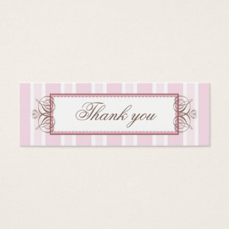 THANK YOU GIFT TAG :: paris stripe