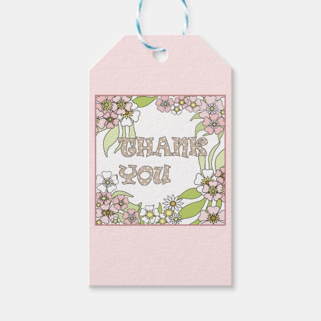 Thank you gift tags (Front)