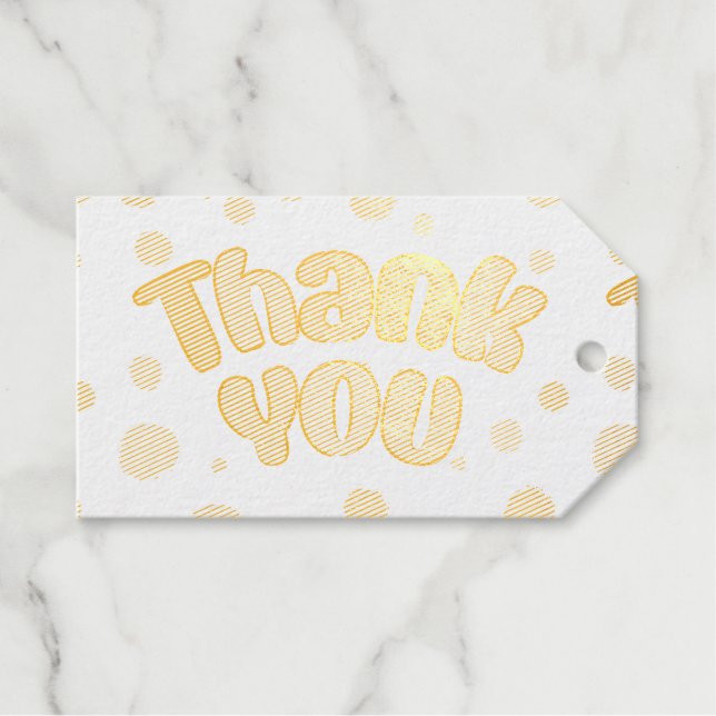 Thank you  gift tags (Front (Horizontal))