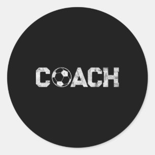 Thank You Gifts Head Istant Instructional Soccer C Classic Round Sticker