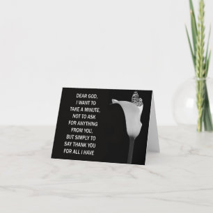 Thank You, God You Card