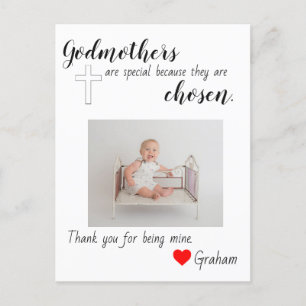 Thank you godmother card