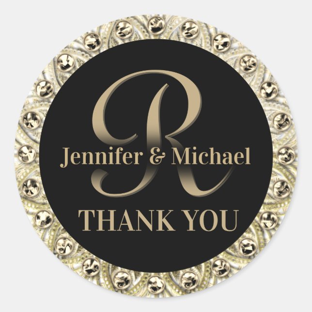 Thank You Gold Glam Seal (Front)