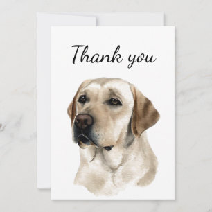 Thank You Golden Retriever Dog Pet Animal Card