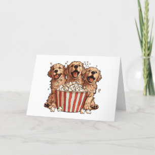 Thank You Golden Retriever Dogs Movie Popcorn