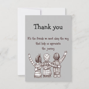 Thank You Good Friend Quote Card