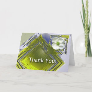 Thank You Great Job Floral Design Card