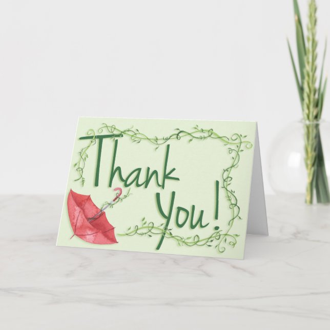 Thank You - Greeting Card (Front)