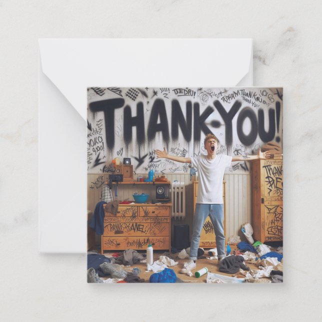 Thank You Greeting Card (Front)