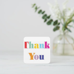 Thank You Greeting Card