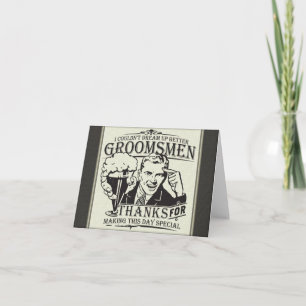 Thank You Groomsmen