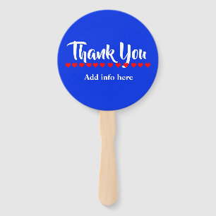 Thank You Hand Fan