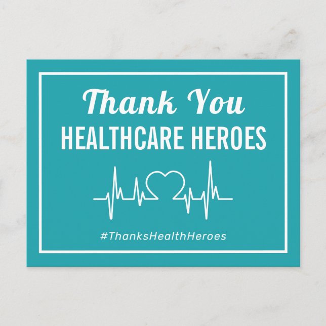 Thank You Health Care Workers Postcard (Front)