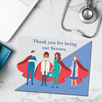 Thank You Healthcare Workers Hero Doctor Nurse