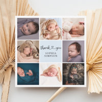 Thank You Heart Script Photo Announcement