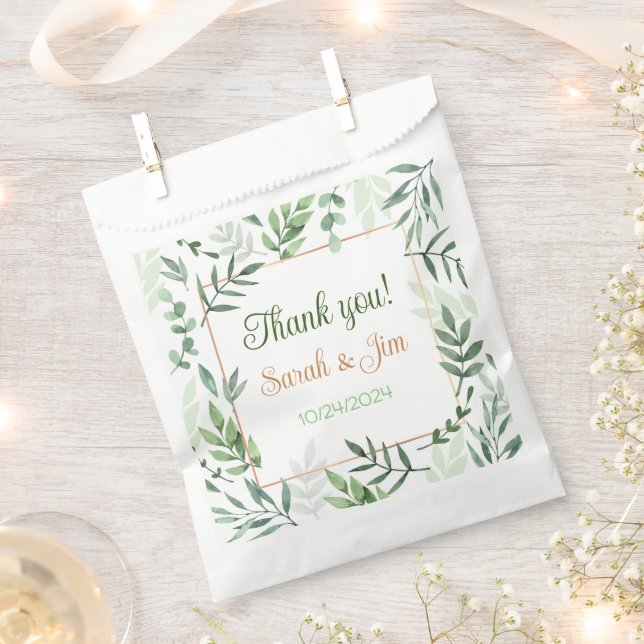 Thank you heart Wedding favour bags (Clipped)